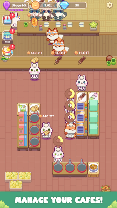 Screenshot of Cozy Cafe: Animal Restaurant