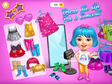 Sweet Baby Girl Pop Stars Game Screenshot