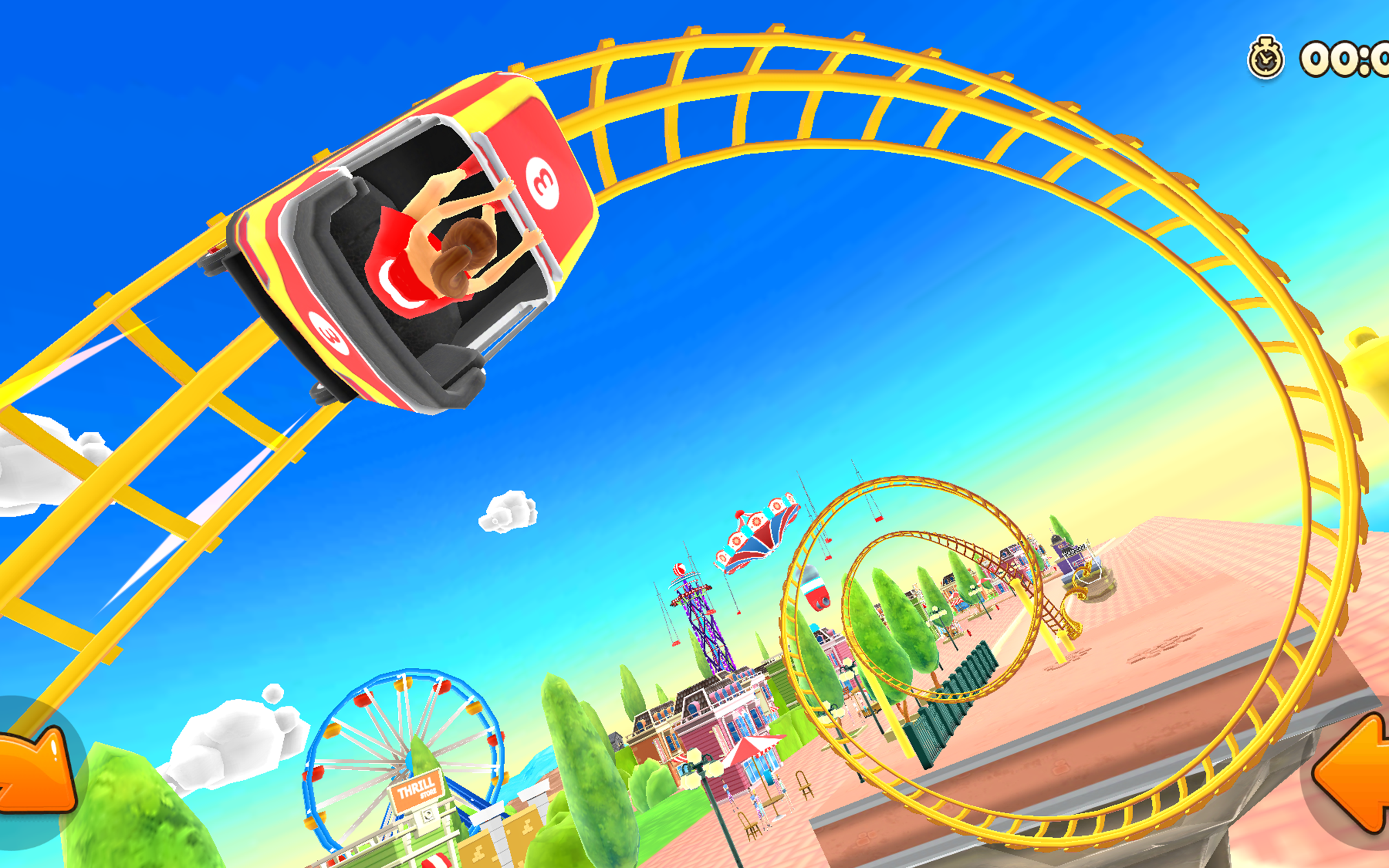 Thrill Rush Theme Park遊戲截圖
