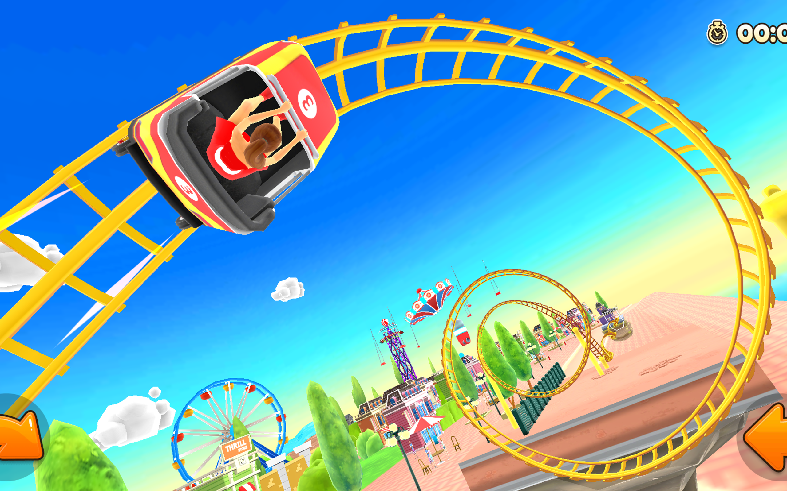 Скриншот игры Thrill Rush Theme Park