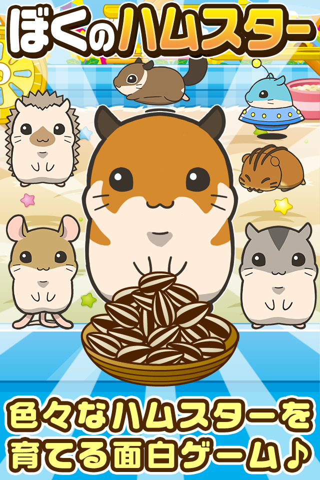Screenshot 1 of Boku no Hamster ~Game pemuliaan yang menyenangkan untuk memelihara hamster~ 1.0