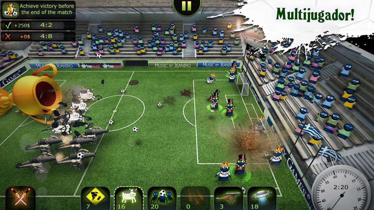Captura de Pantalla del Juego FootLOL: Crazy Football game