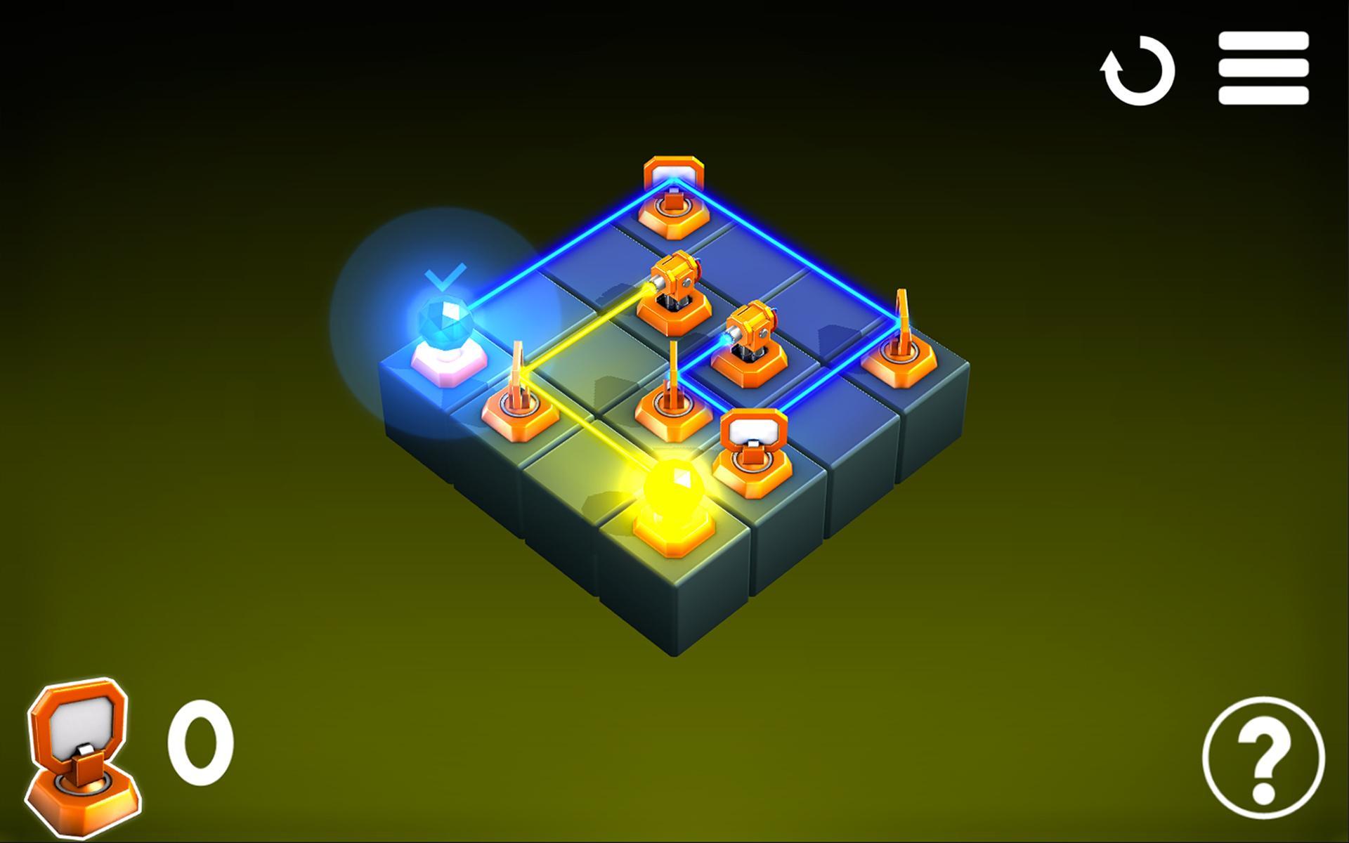 Screenshot of Raytrace Lite: laser puzzle