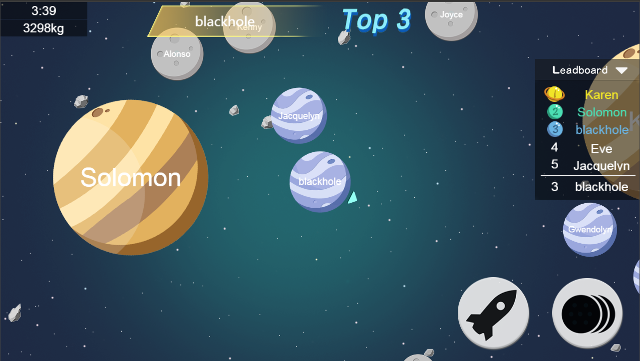 Astar.io 遊戲截圖