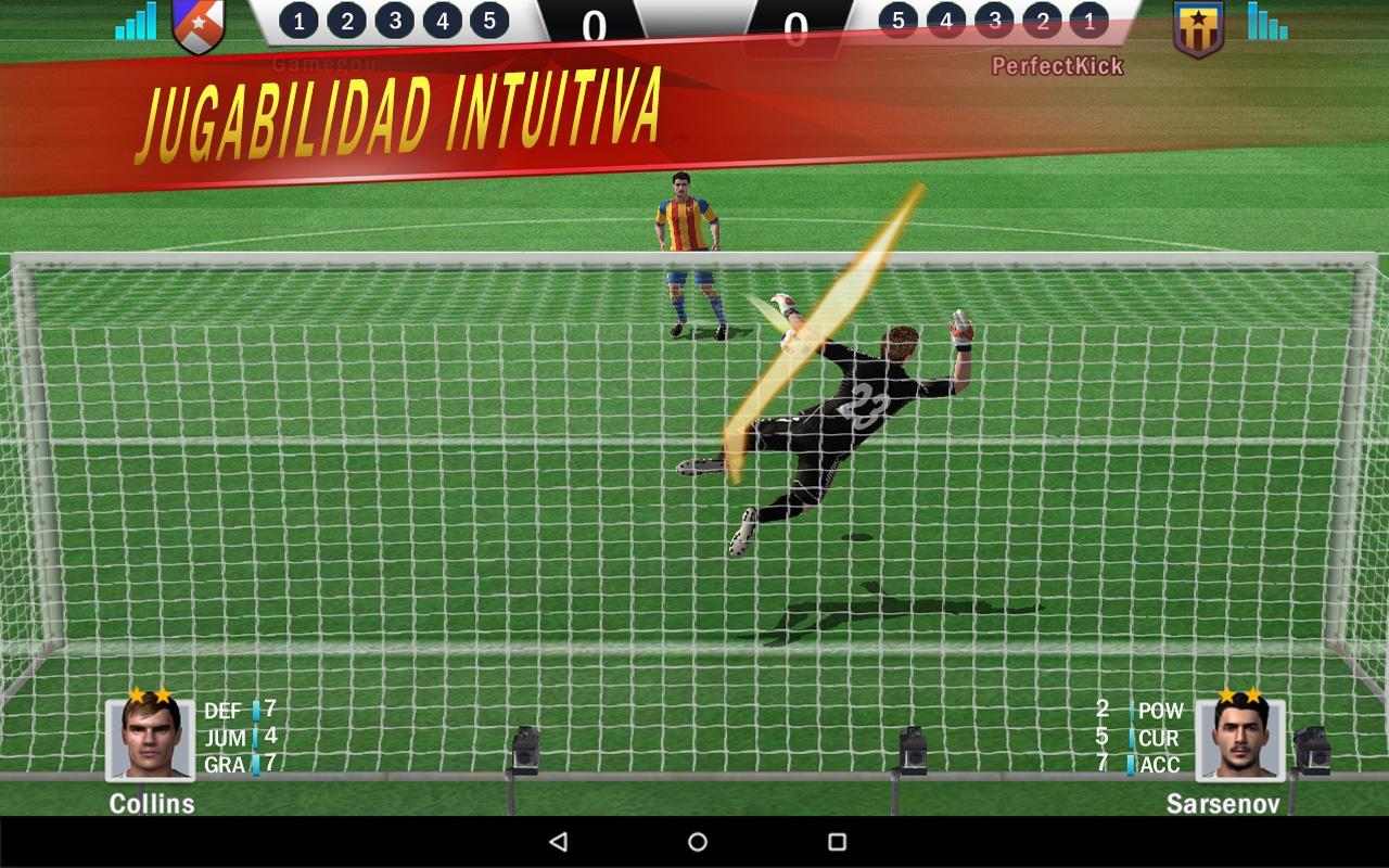 Captura de Pantalla del Juego Soccer Shootout