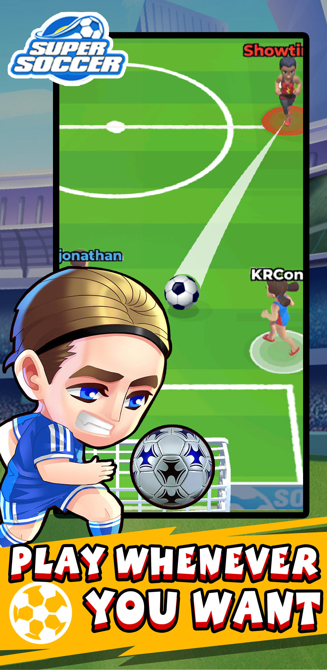 Super Soccer Game Screenshot