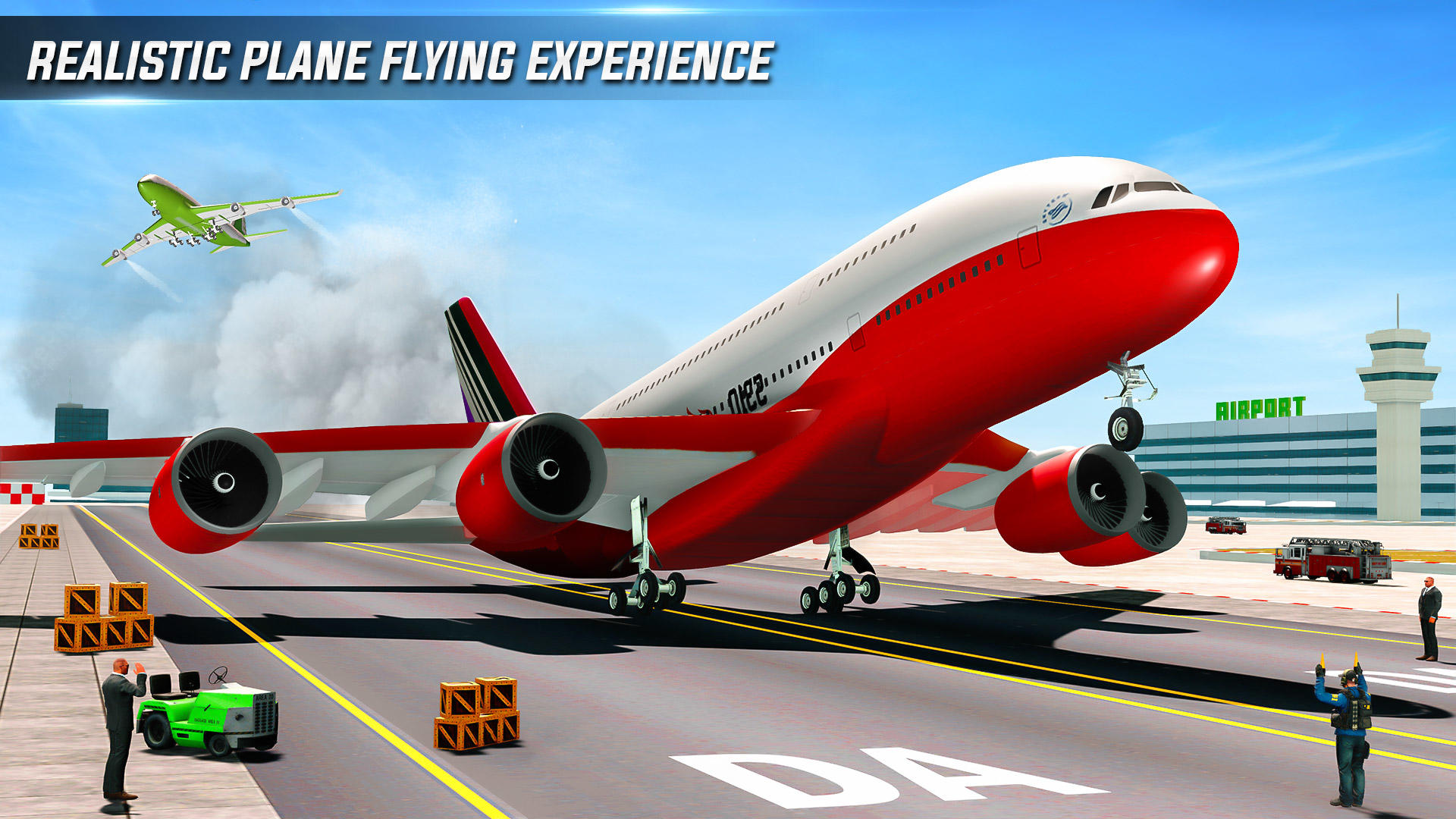 City Pilot Plane Flying Game Game Screenshot