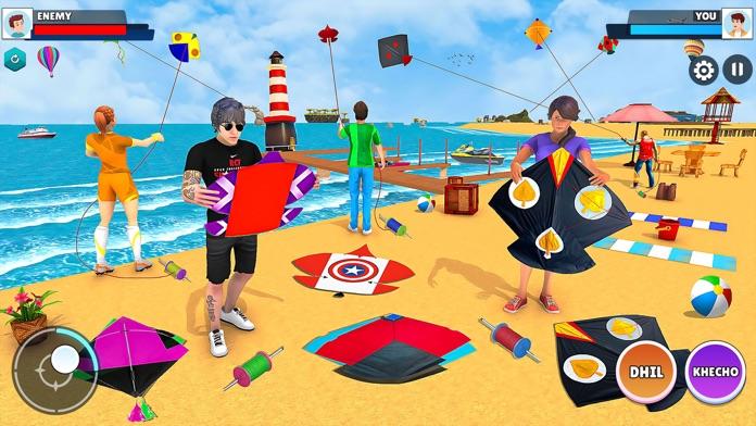 Kite Flying 3D: Pipa Combate Game Screenshot