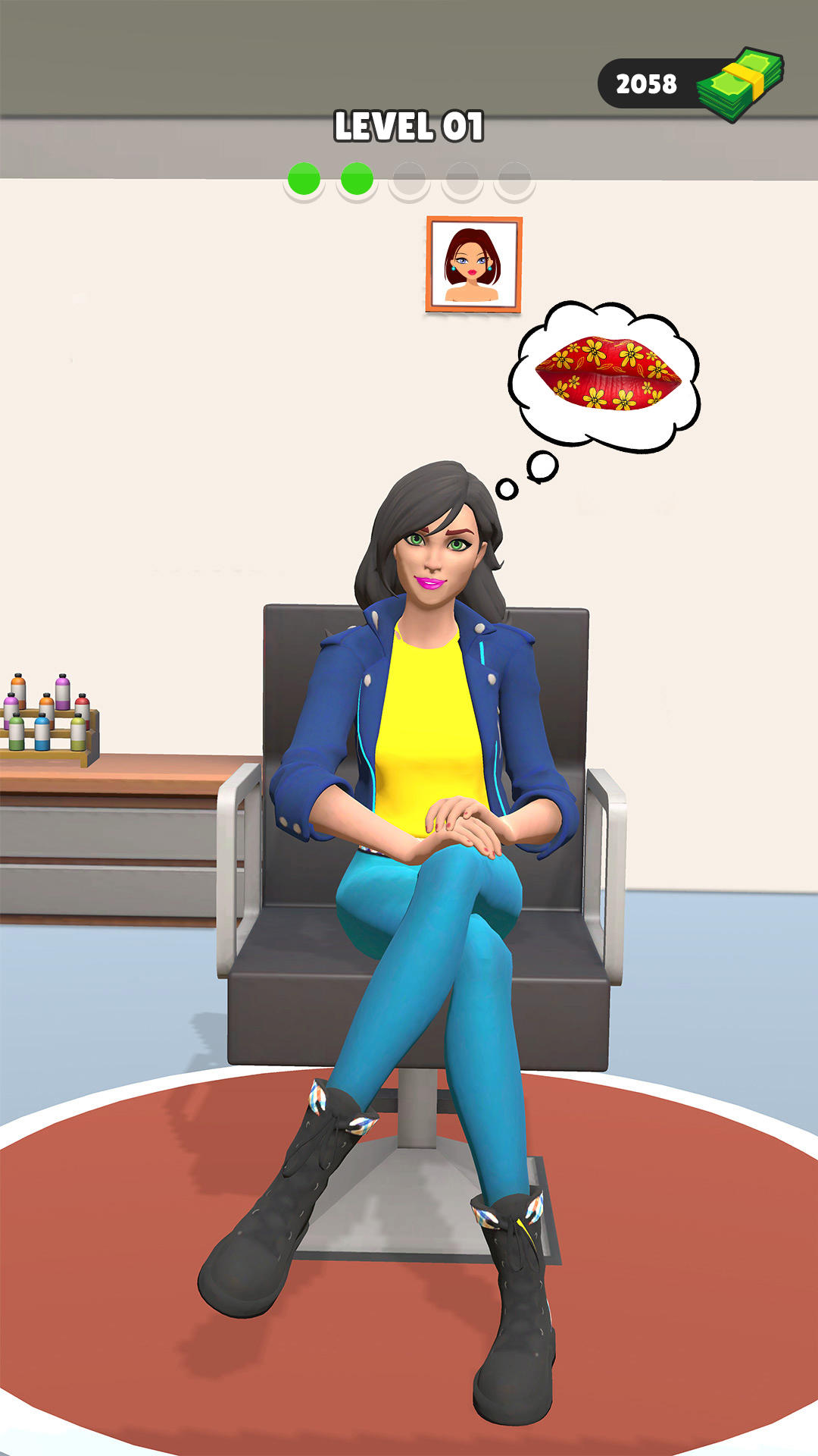 Lip Art 3D Beauty Makeup Games Game Screenshot