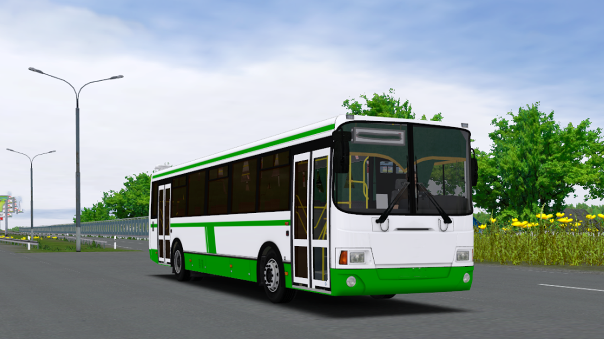 Screenshot 2 of Easy City Bus Simulator 3D 