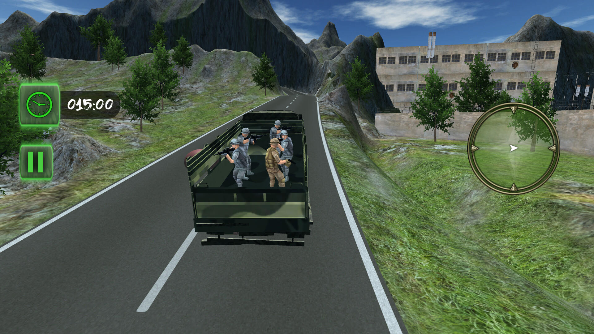 Screenshot 1 of Military Transporter Sim 