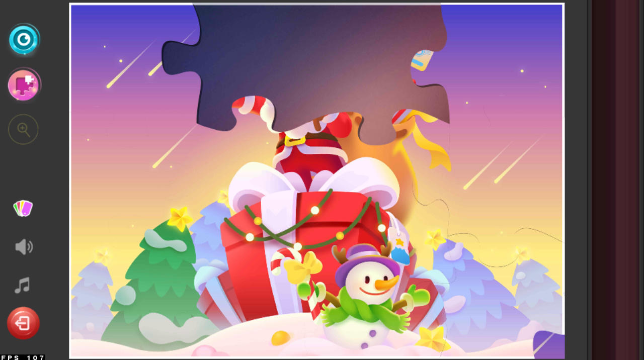 Christmas Jigsaw Puzzle Game Game Screenshot