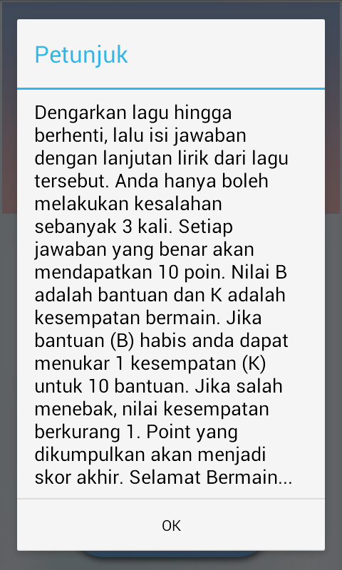 Guess Dangdut Songs ゲームのスクリーンショット