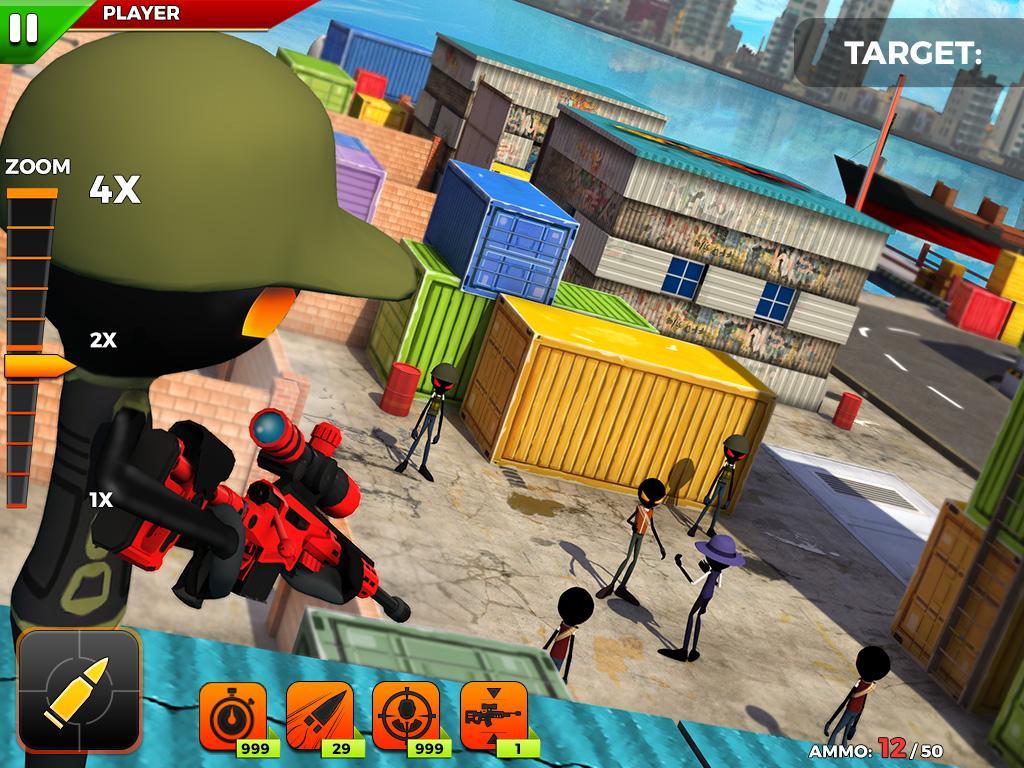 Cuplikan Layar Game Stickman Battle : Online Shooter 3D
