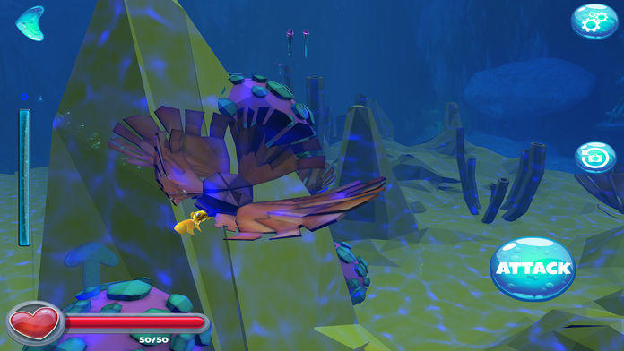 DEEP-SEA GROW AND BATTLE SIMULATOR ゲームのスクリーンショット