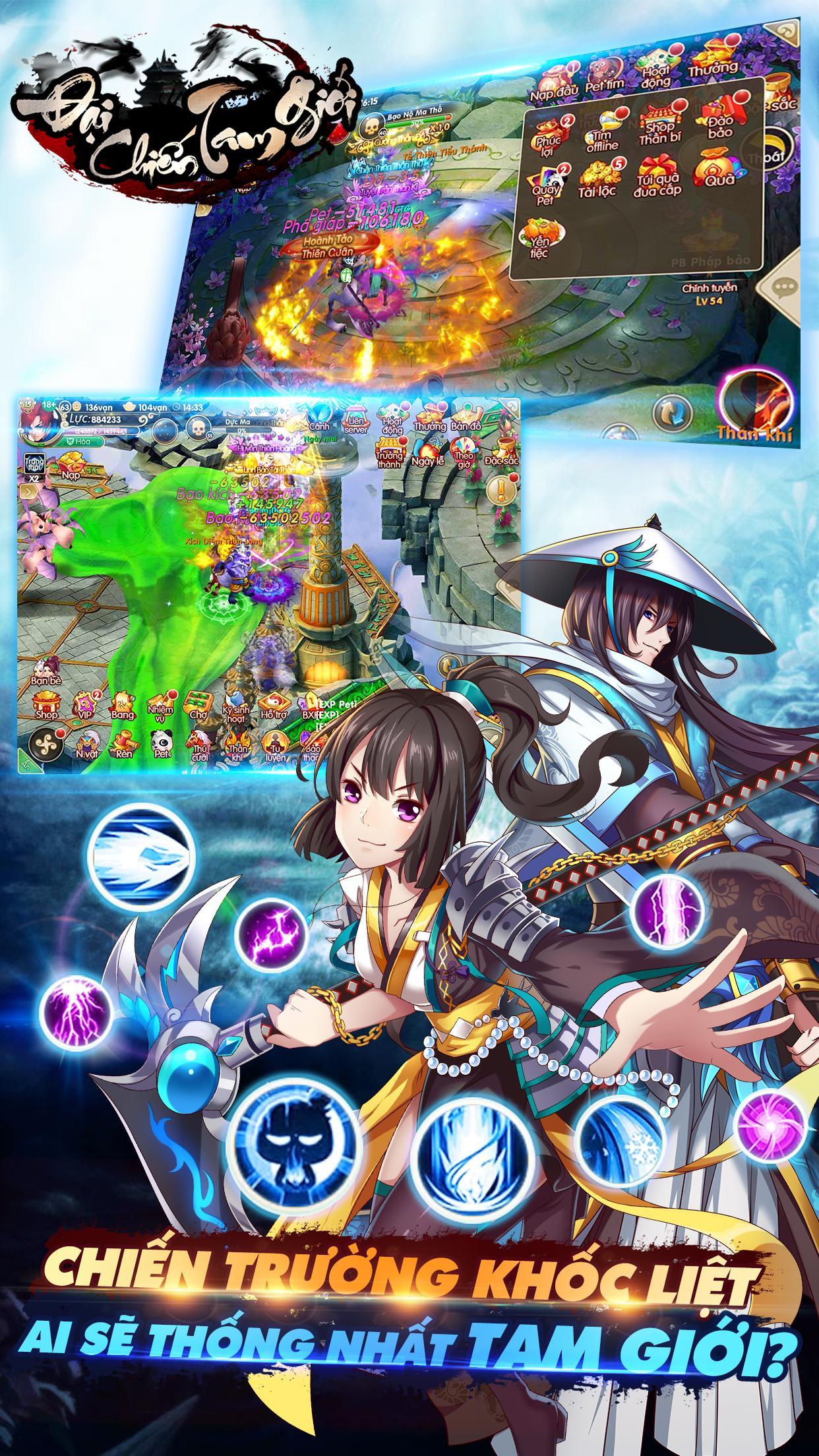 Đại Chiến Tam Giới - MMORPG Tiên Hiệp 2017 遊戲截圖