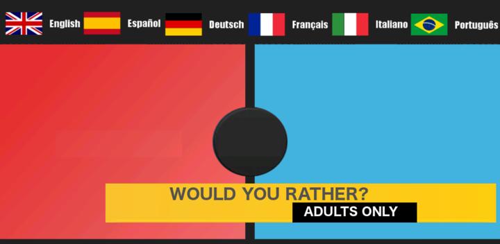 Banner of Would You Rather? Adults 1.0.17