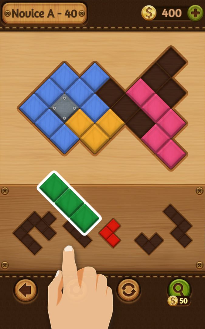Block Puzzle Games: Wood Collection screenshot game