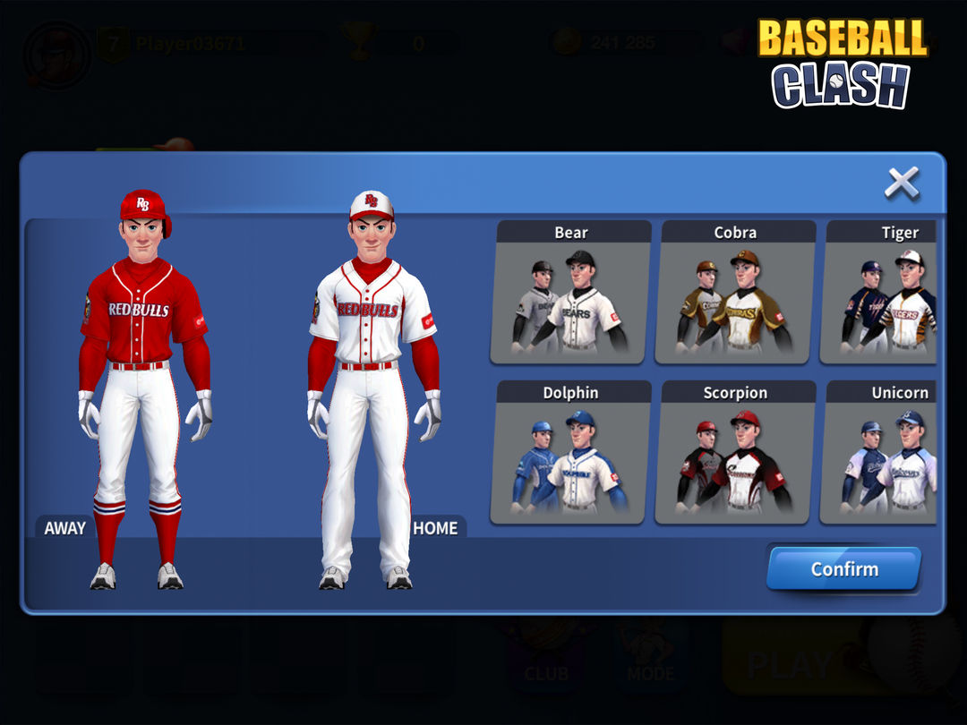Screenshot of Baseball Clash: Real-time game