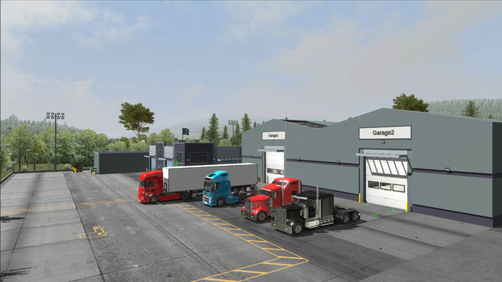 Screenshot 1 of 범용 트럭 시뮬레이터 1.14.0