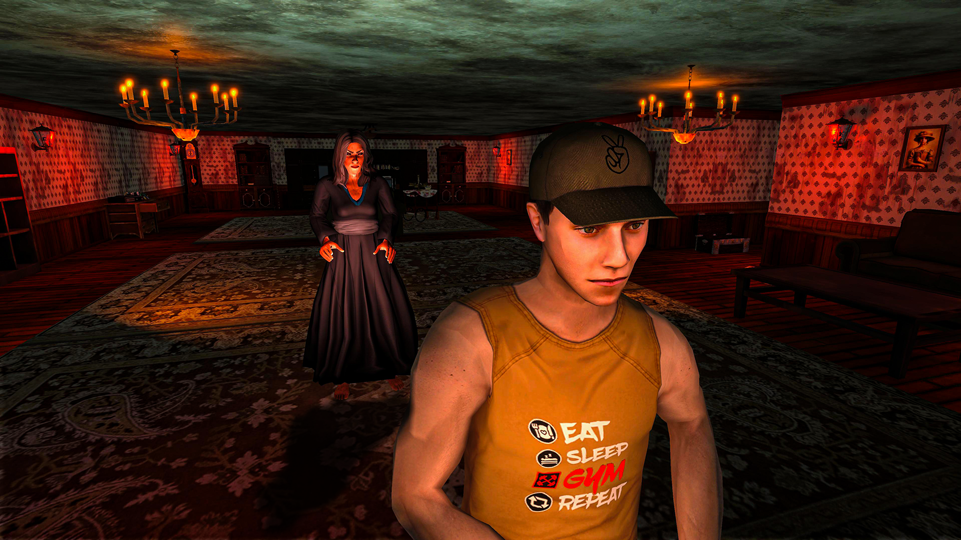 Haunted Escape Horror House Game Screenshot