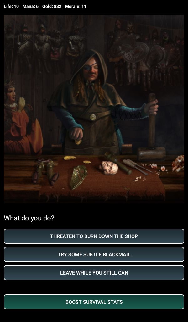 Screenshot of D&D Style RPG (Choices Game)
