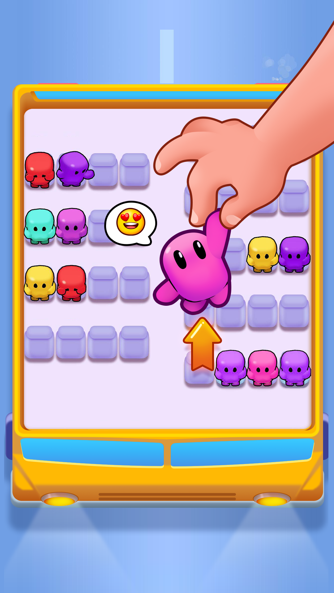Bus Sort: Color Puzzle Game Screenshot