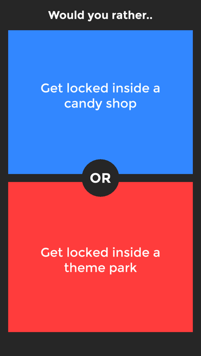 Either - You Would Rather?! Game Screenshot