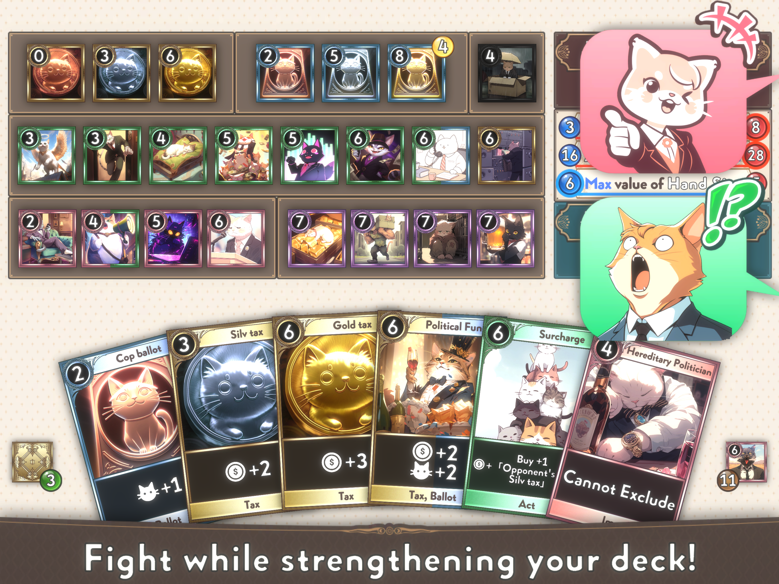 Dollar King: Battle Cat Decks screenshot game