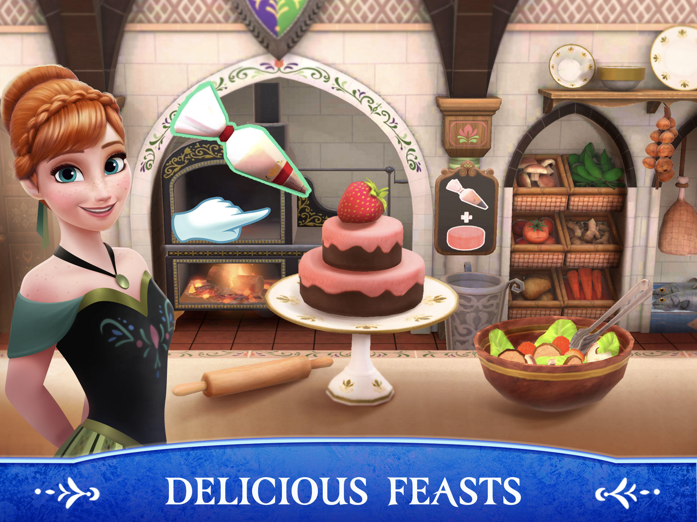 Disney Frozen Royal Castle Game Screenshot