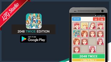 2048 TWICE KPop Game 게임 스크린샷