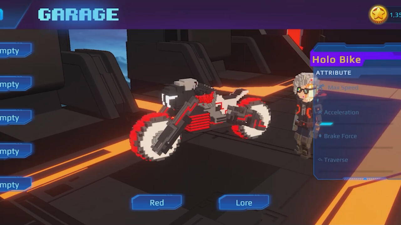 Holo Bike 3D screenshot game