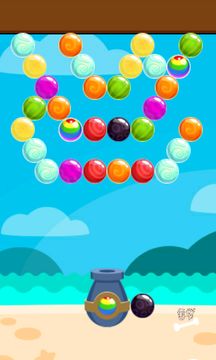 Seaside Bubble Shooter ゲームのスクリーンショット