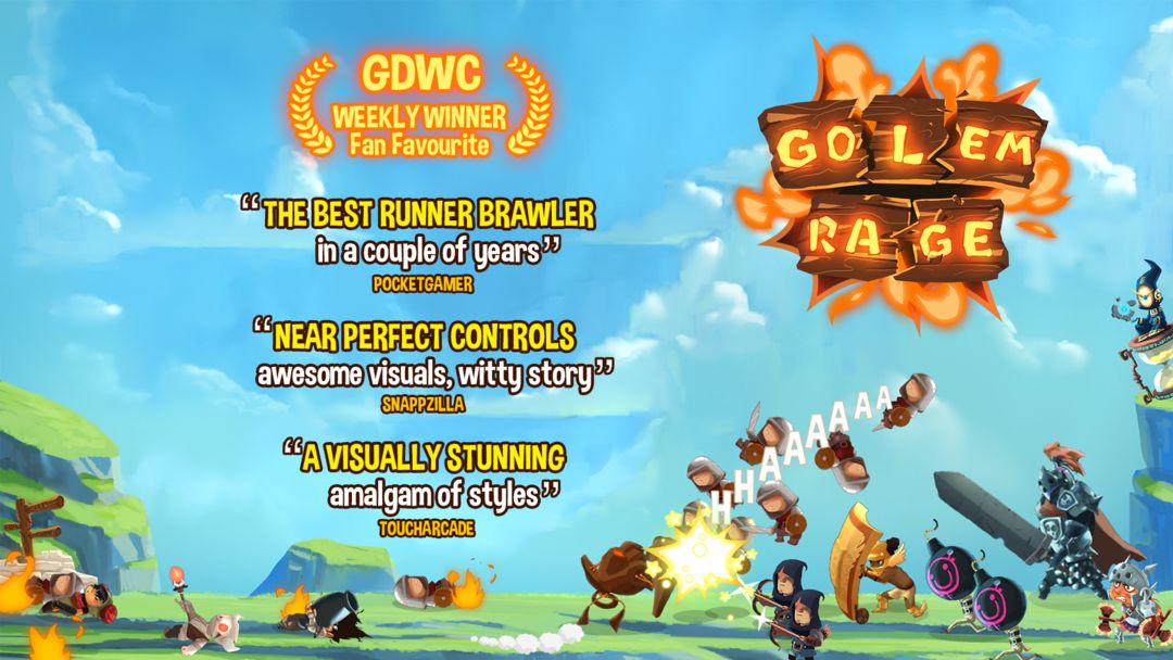 Golem Rage Demo screenshot game