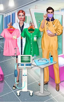 Surgery Doctor Girl Salon Game ゲームのスクリーンショット