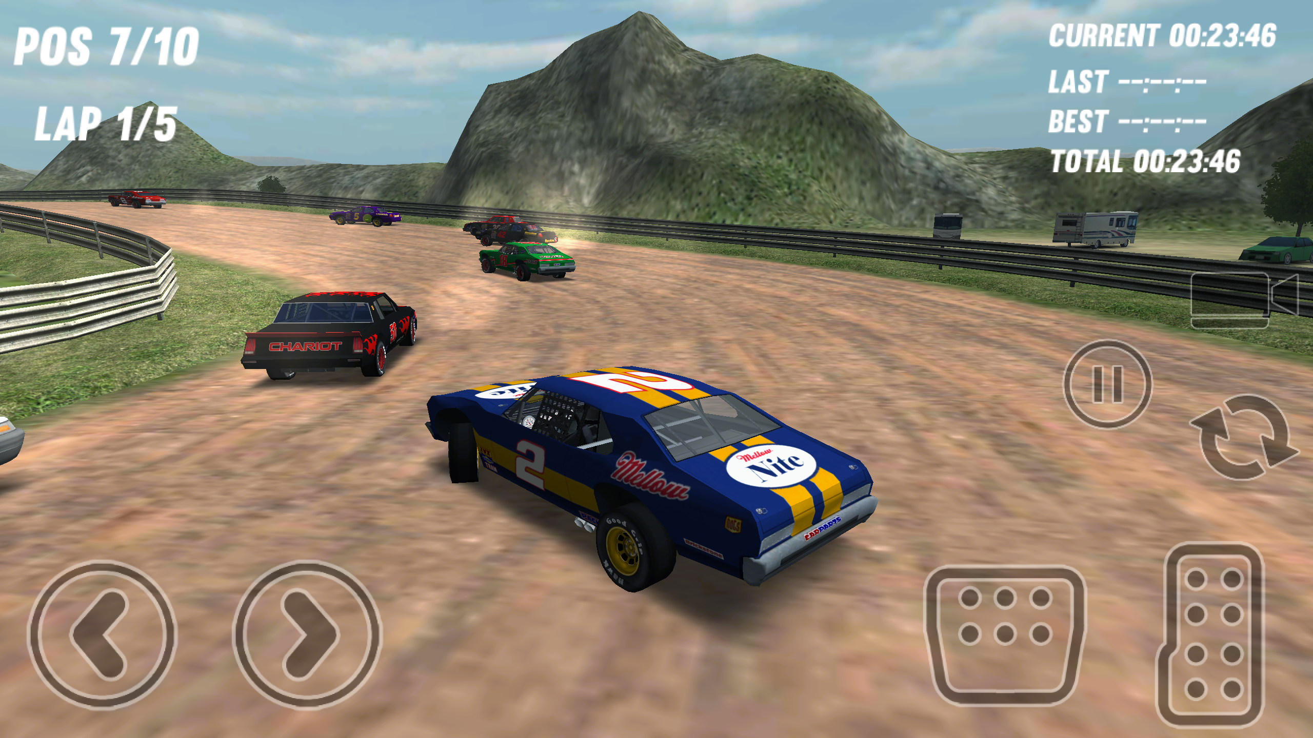 Screenshot of Dirt Track Stock Cars