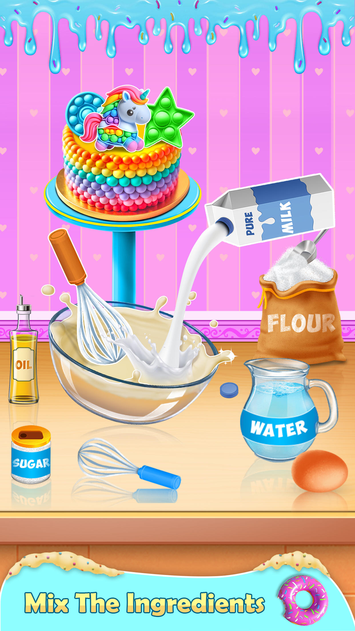 Cake Master DIY Popit Game Game Screenshot