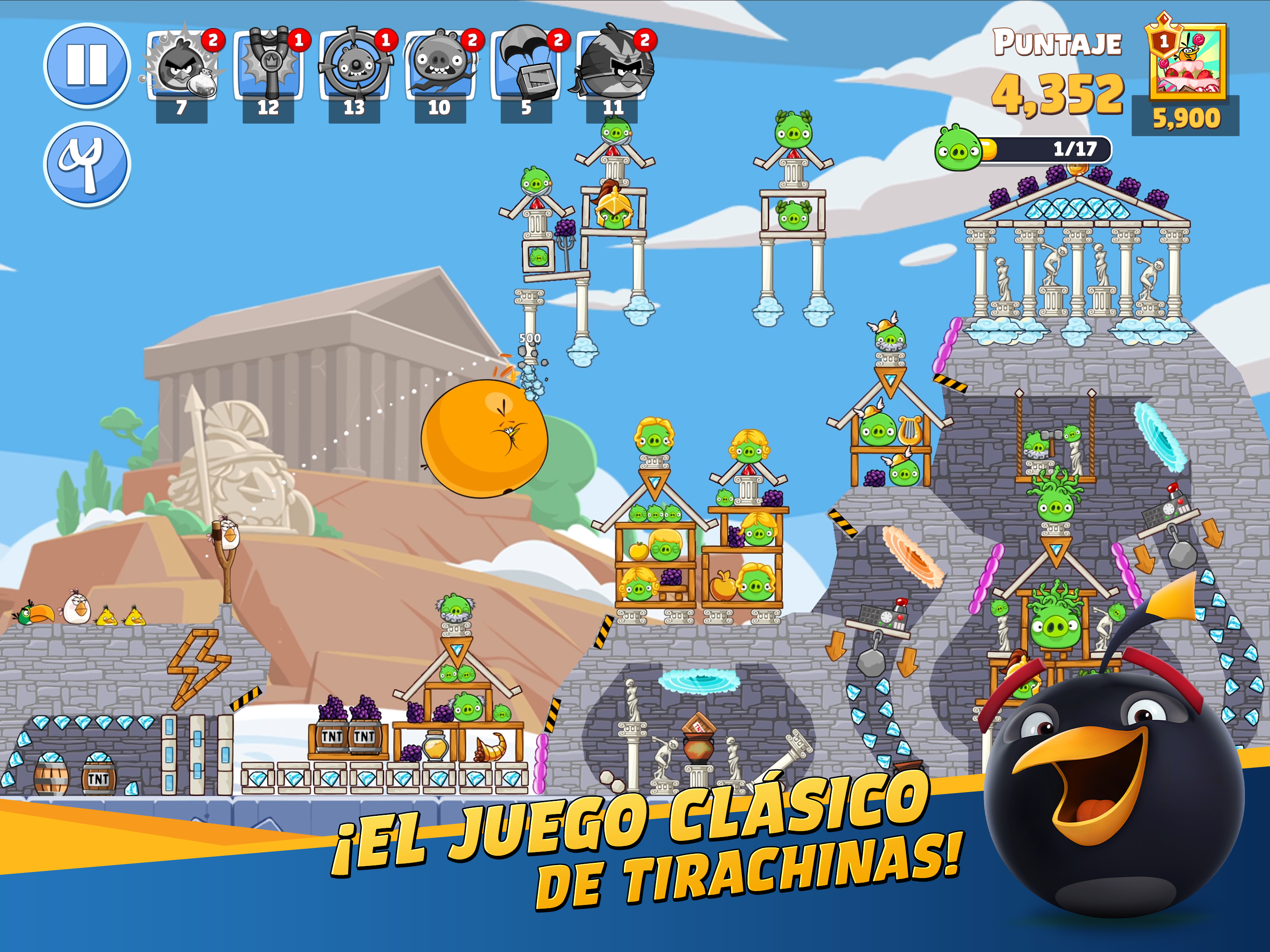 Captura de Pantalla del Juego Angry Birds Friends