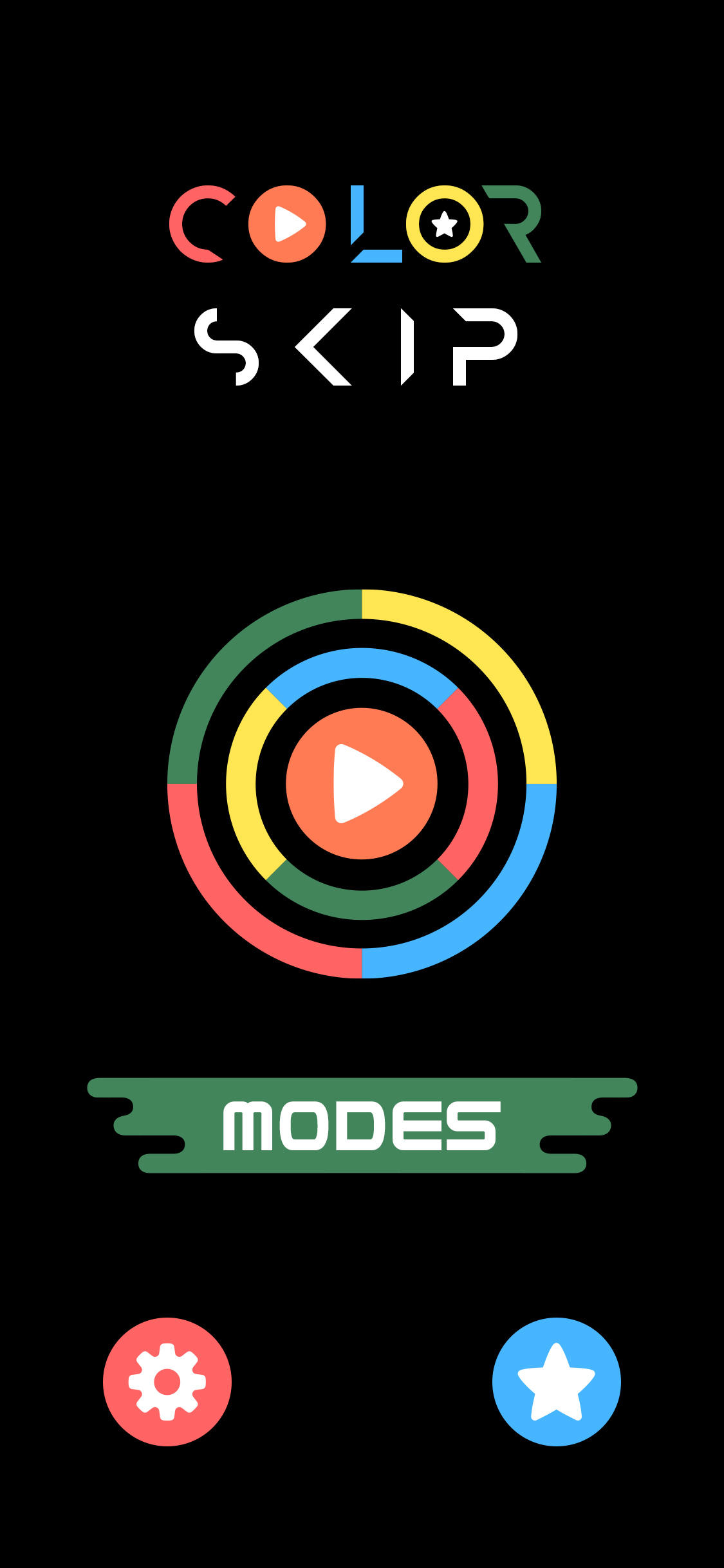 Скриншот игры Color Skip: Color 2D Games