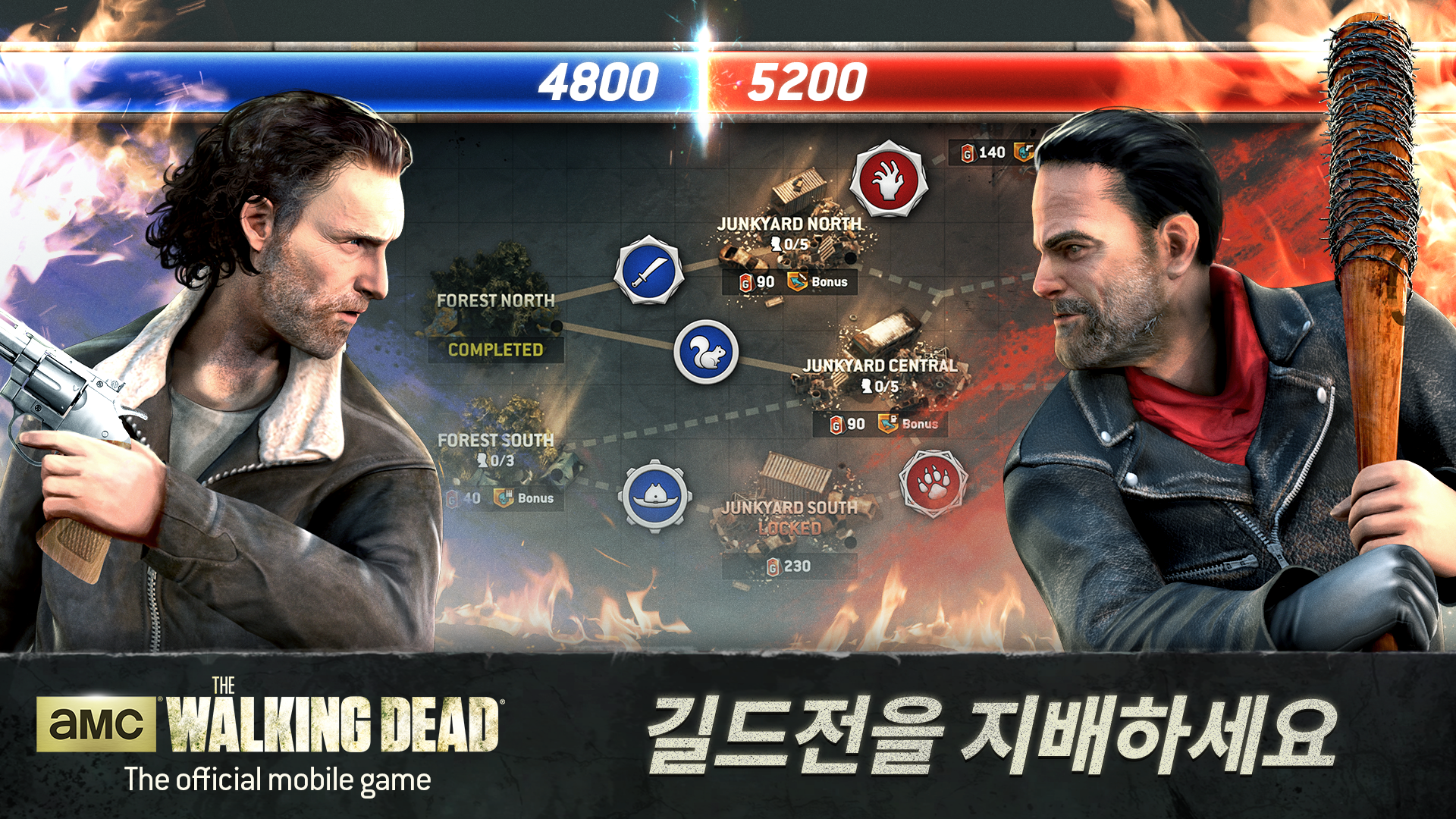 더 워킹 데드: 무인 지대 게임 스크린샷