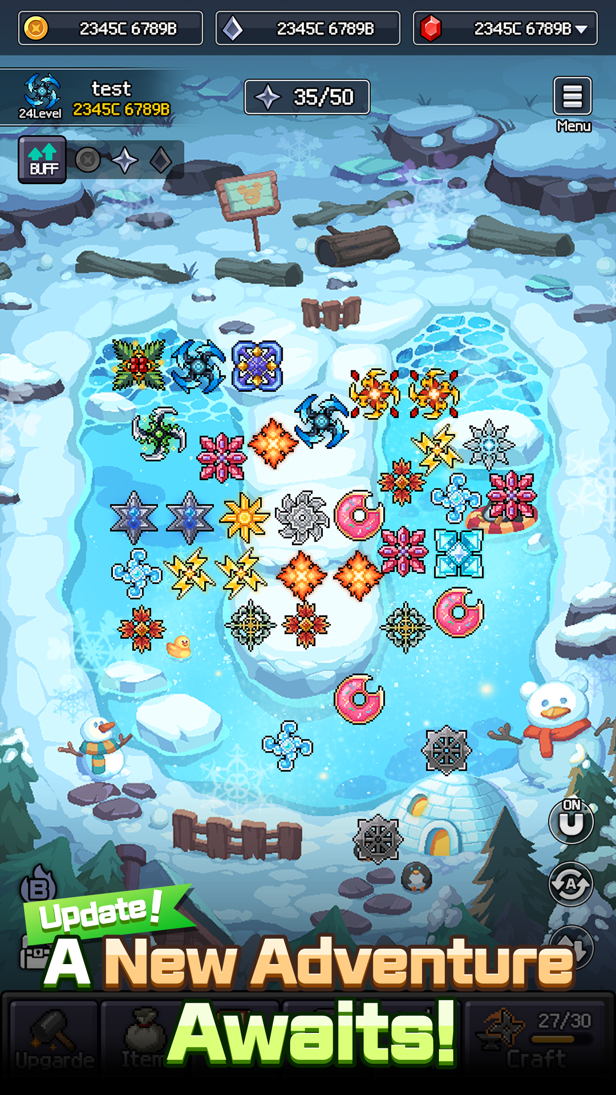 Merge Ninja Star Game Screenshot