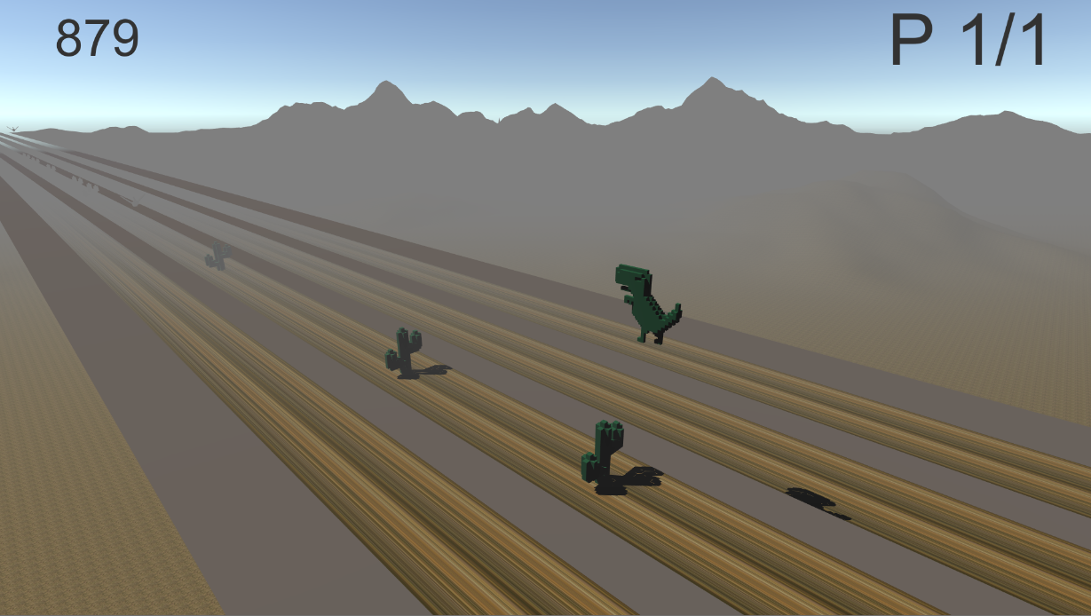 Динозаврик 3D Онлайн ภาพหน้าจอเกม