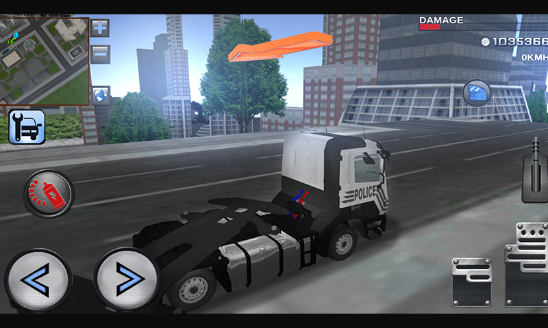 3D Police Truck Simulator 2016 Game Screenshot