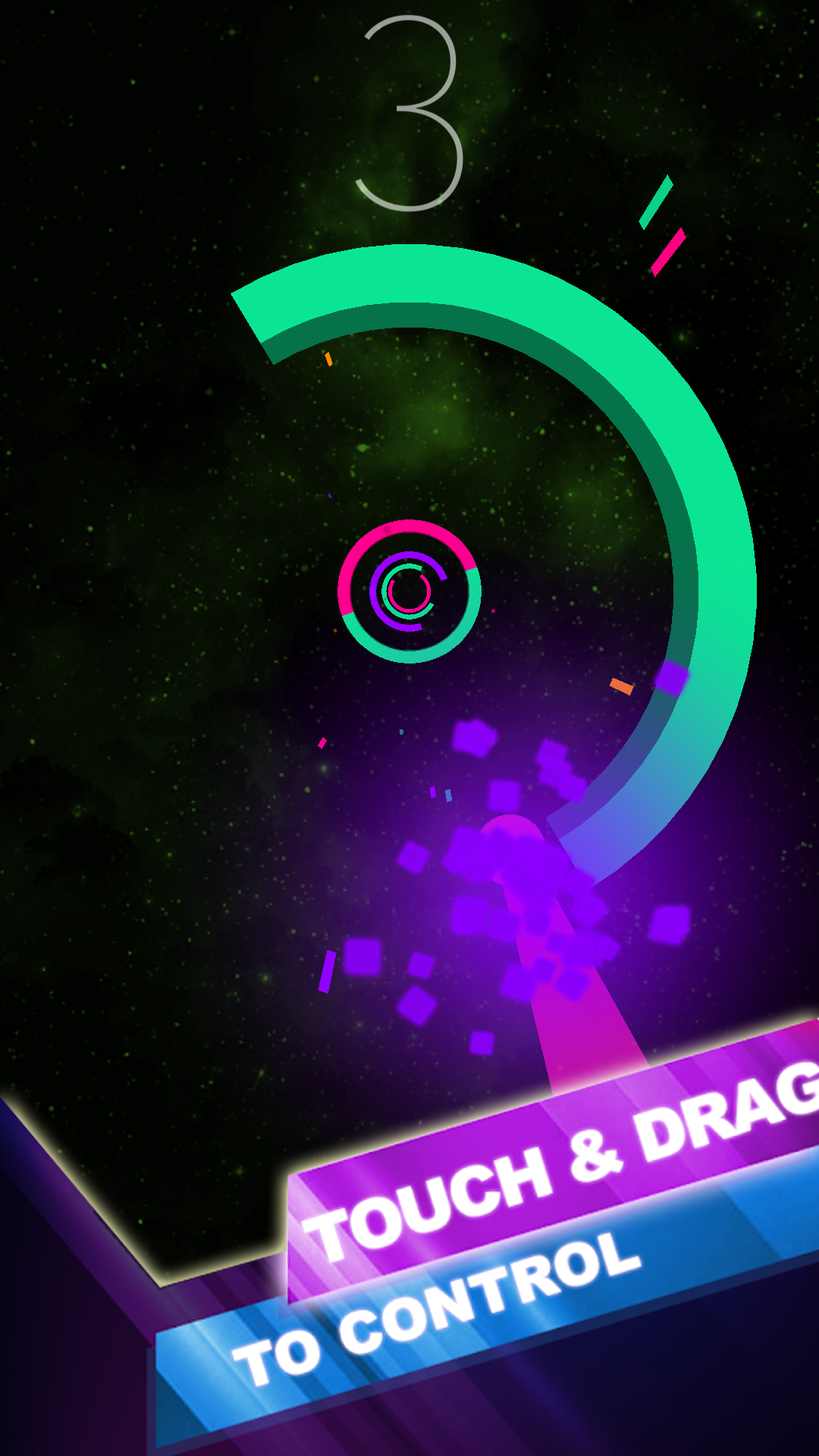 Cuplikan Layar Game Beat Color 3D : Piano Edm song music