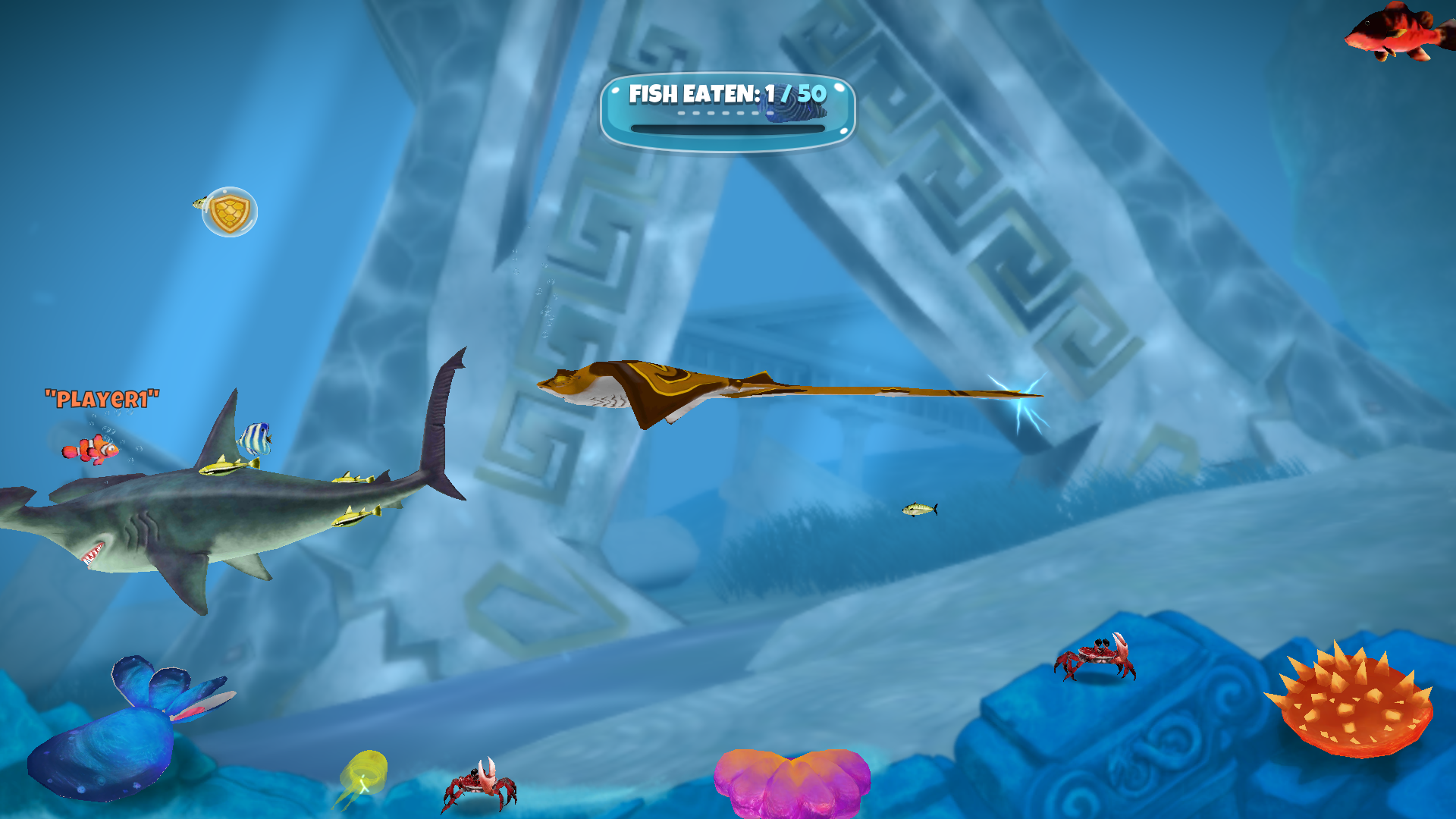 Shark! Shark! Game Screenshot