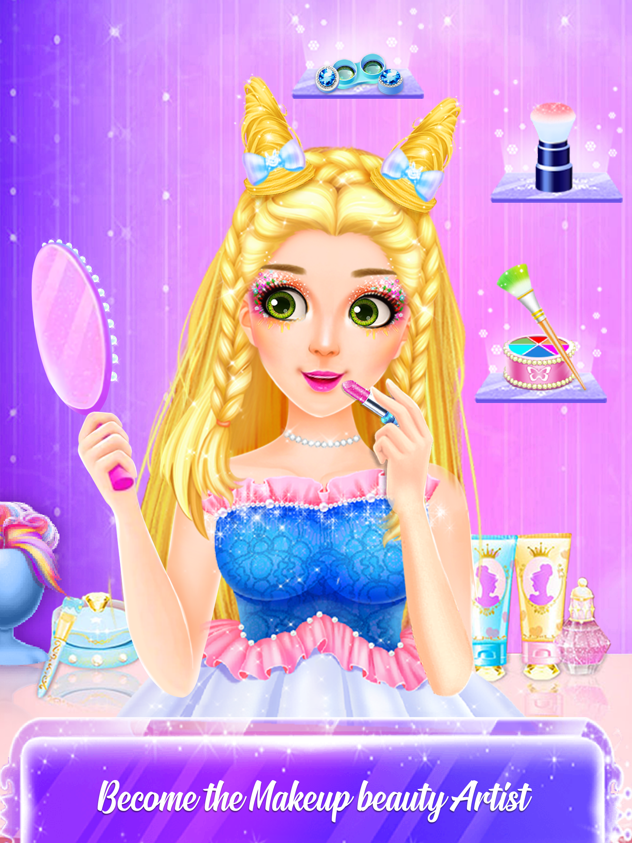 Makeup Game- Hair Salon Artist Game Screenshot
