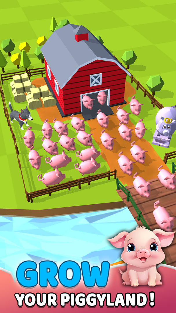 Tiny Pig Tycoon: Piggy Games ภาพหน้าจอเกม