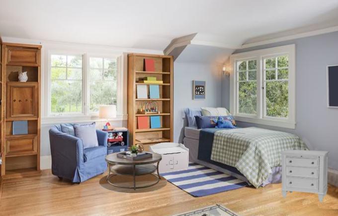 Modern Duplex House Escape Game Screenshot