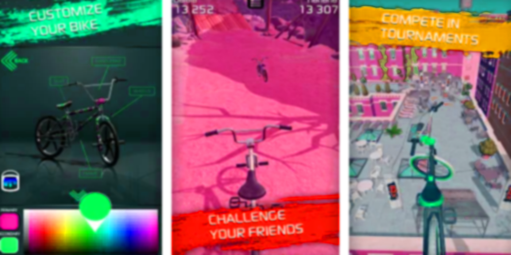 Captura de Tela do Jogo Touchgrind Bmx 2 !