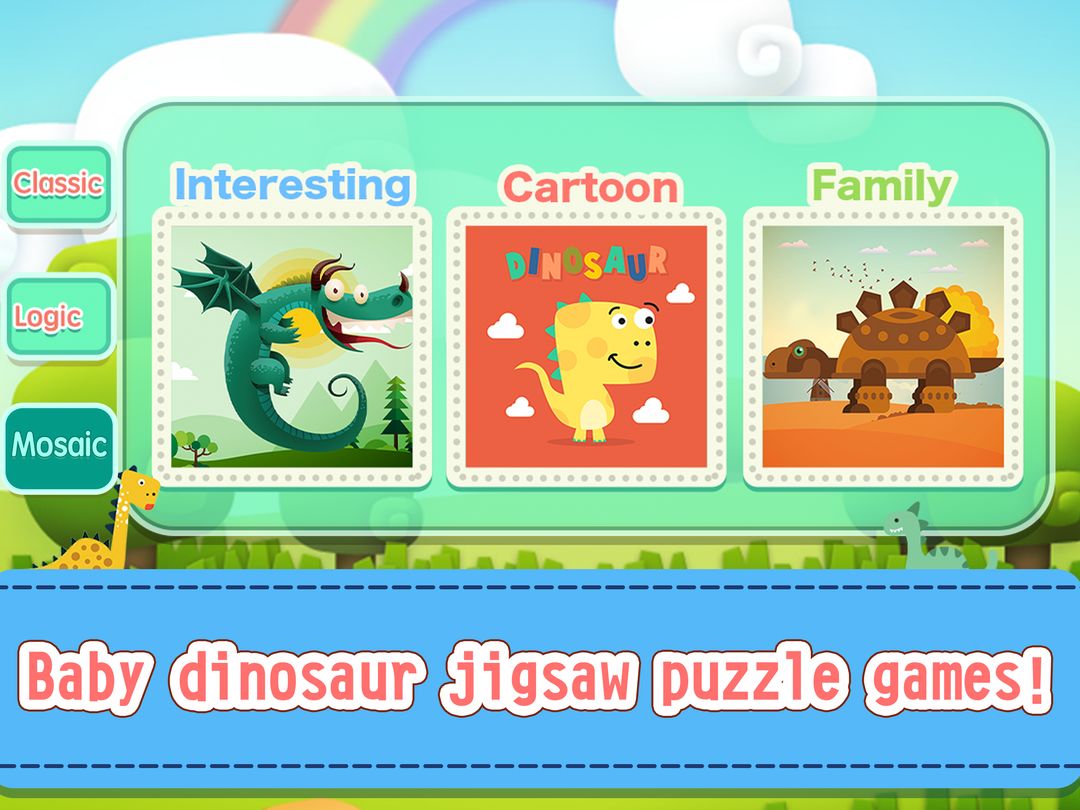Kids Game: Dinosaur jigsaw-Jurassic World Paradise screenshot game